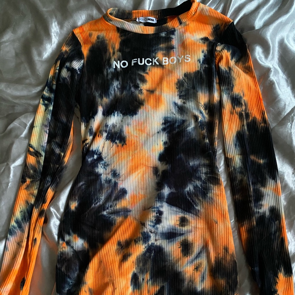 Long sleeve fashionova mini dress